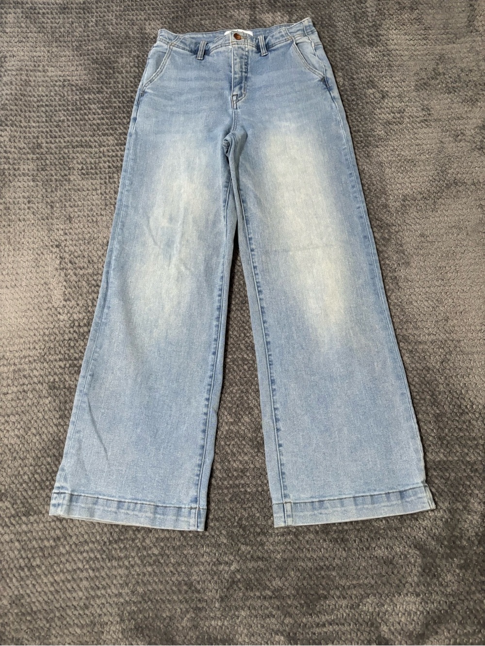 Mica los Angeles denim light wash wide-leg jeans, Size 27